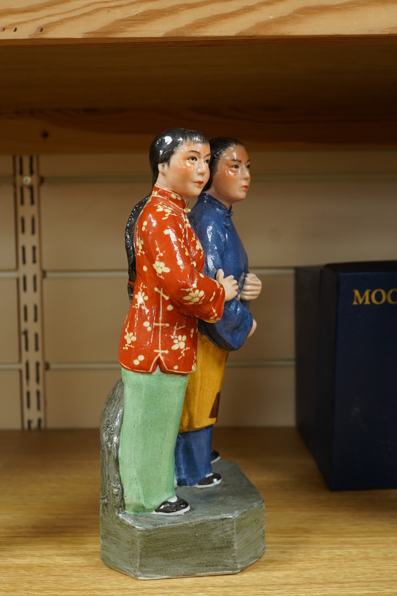 A Chinese Cultural Revolution group, 27cm high